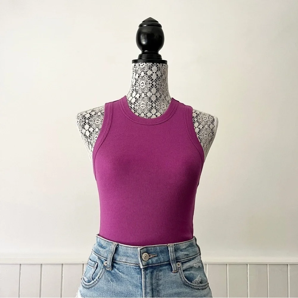 Dynamite Kenzie Bare Crop Basic Tank Size S - Picture 11 of 12